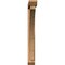Ekena Millwork Thorton Slat Smooth Bracket w/ Offset Brace, Western Red Cedar, 5 1/2"W x 42"D x 48"H BKT0604X42X48THR06SWR - alternate 3
